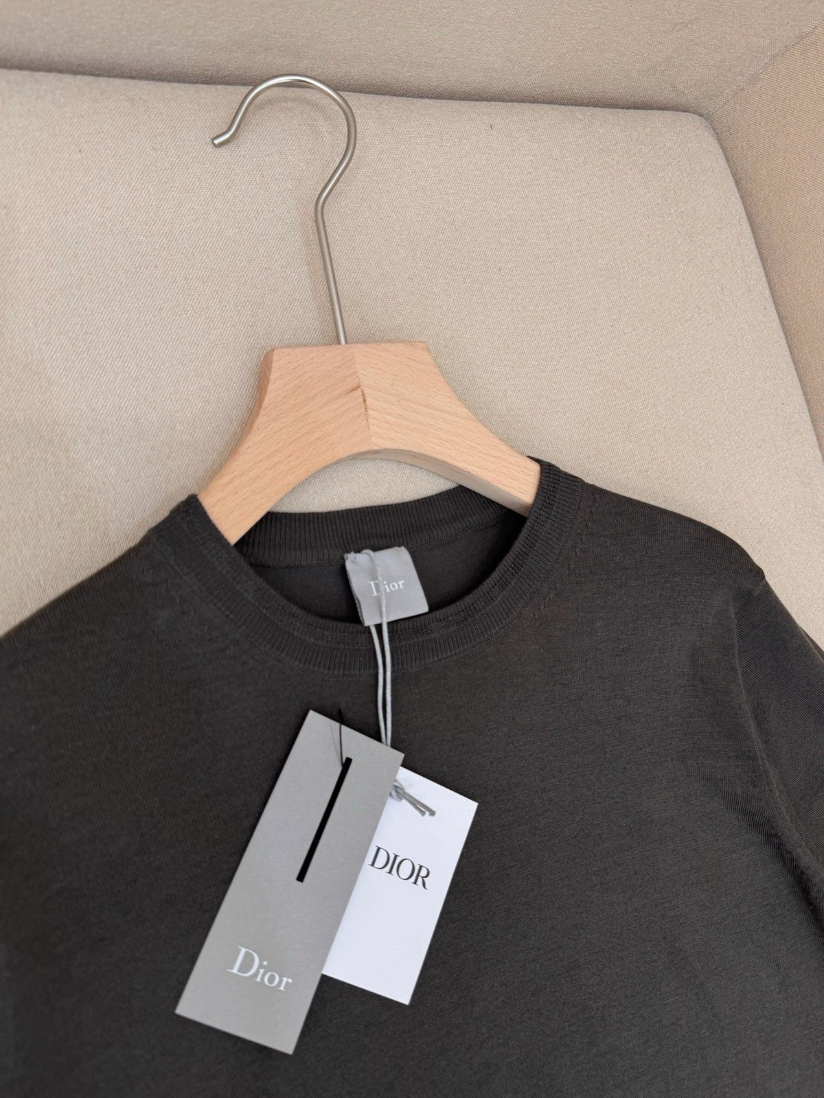 Navy Knit Plain Short-Sleeve - Men's