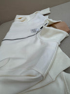 Navy Wool Plain Blouson - Men's
