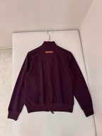 Navy Wool Plain Blouson - Men's