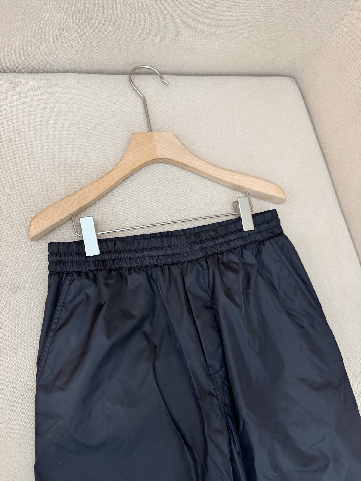 Navy Nylon Plain Straight - Men's