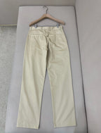 Navy Cotton Plain Straight - Men's