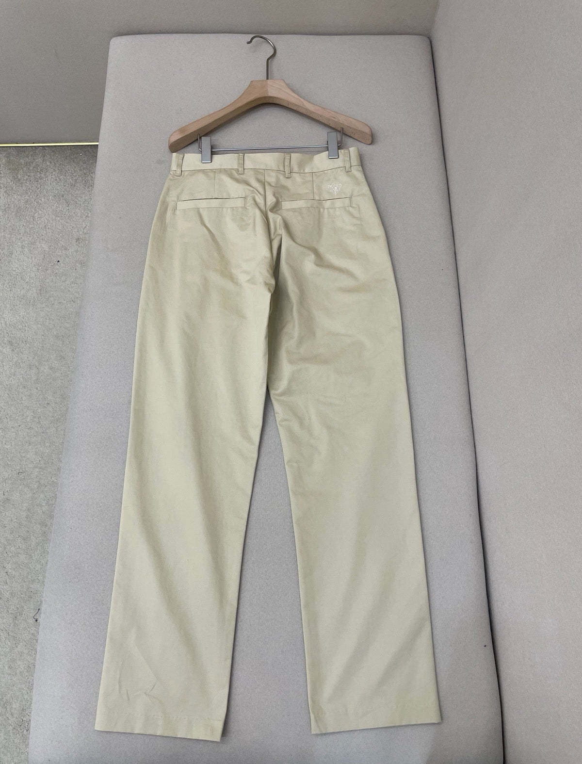 Navy Cotton Plain Straight - Men's