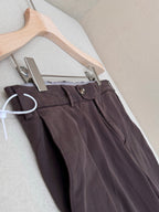Navy Cotton Plain Straight - Men's