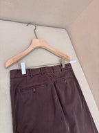 Navy Cotton Plain Straight - Men's