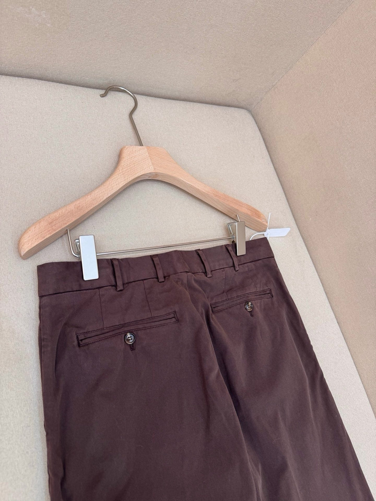 Navy Cotton Plain Straight - Men's