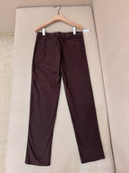 Navy Cotton Plain Straight - Men's