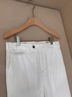 Navy Cotton Plain Straight - Men's