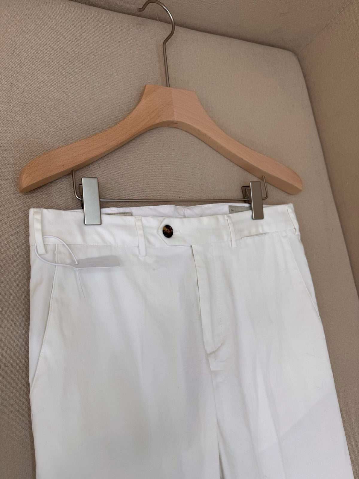 Navy Cotton Plain Straight - Men's
