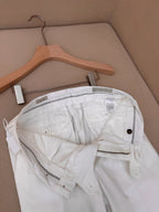 Navy Cotton Plain Straight - Men's