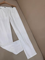 Navy Cotton Plain Straight - Men's