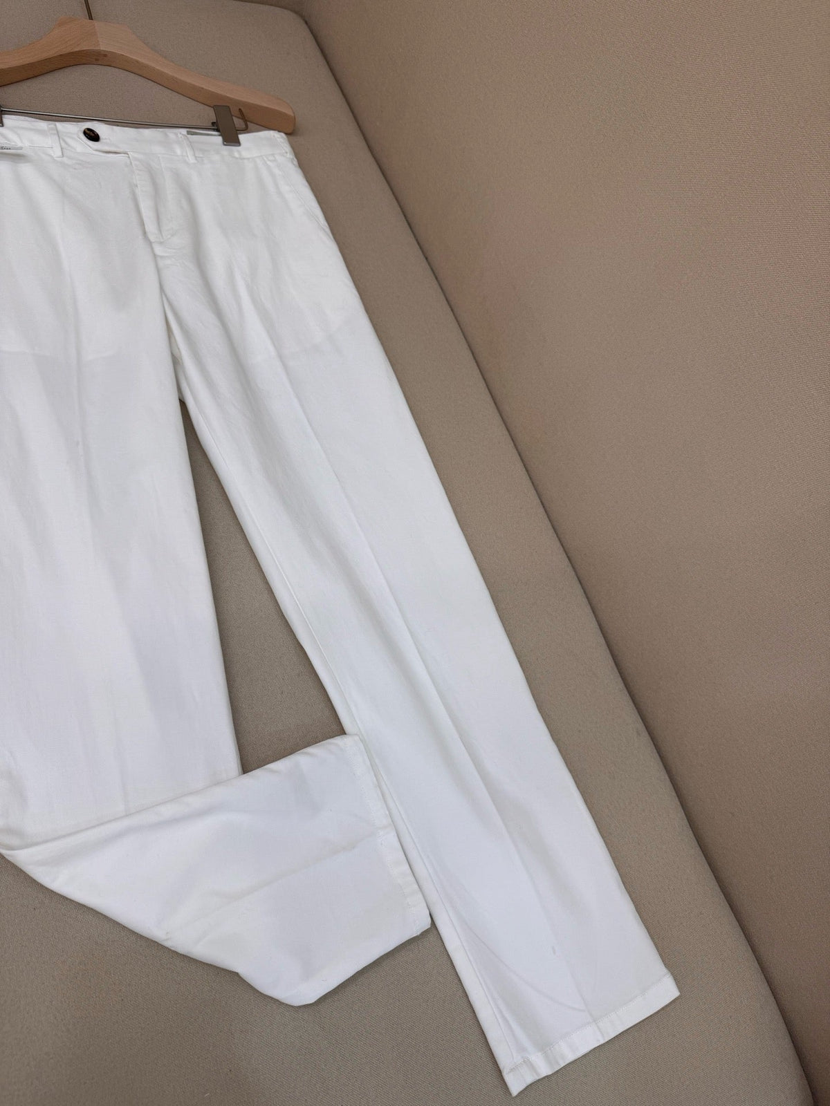 Navy Cotton Plain Straight - Men's