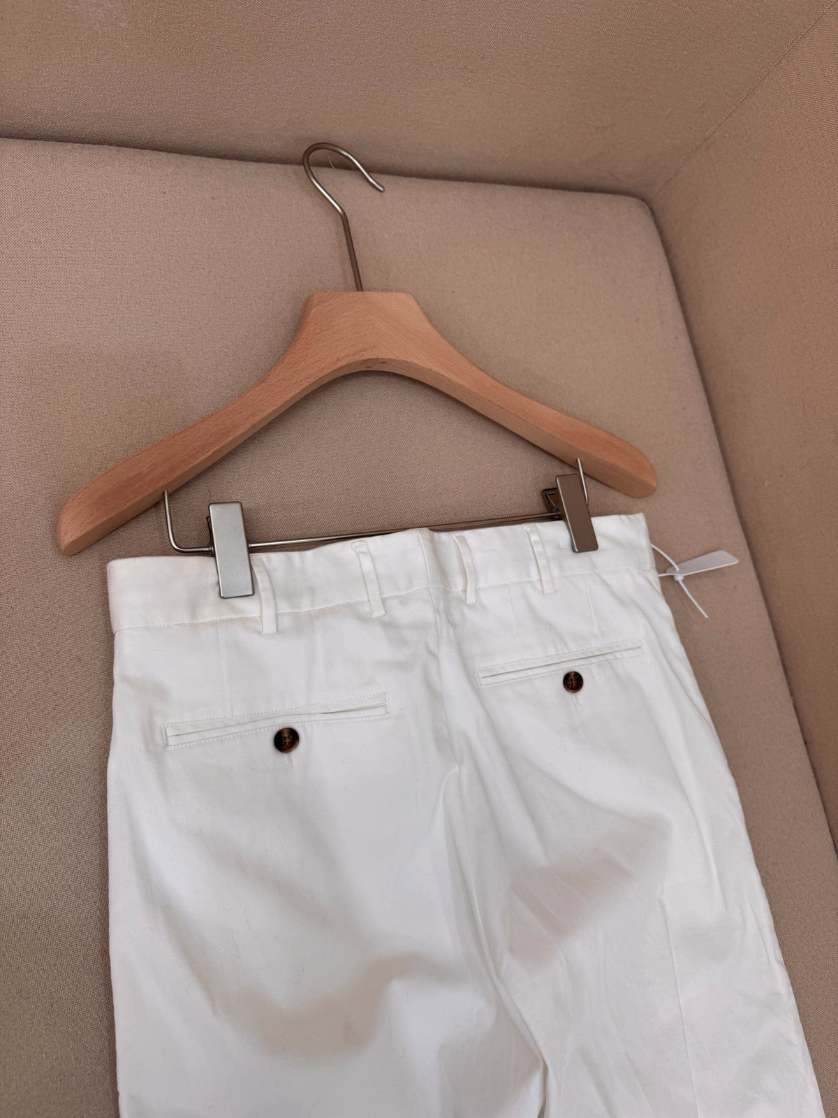 Navy Cotton Plain Straight - Men's