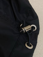 Navy Nylon Short-Sleeve Shirt Jacket - Men's