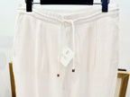 Black Cotton Plain Straight - Men's