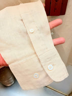 Navy Cotton Plain Long-Sleeve - Men's