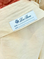 Navy Cotton Plain Long-Sleeve - Men's