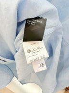 Navy Cotton Plain Long-Sleeve - Men's