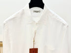 Navy Cotton Plain Long-Sleeve - Men's