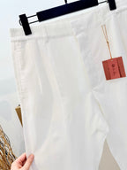 Navy Cotton Plain Wide-Leg - Men's
