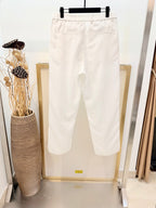 Navy Cotton Plain Wide-Leg - Men's