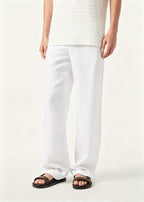 Navy Cotton Plain Wide-Leg - Men's