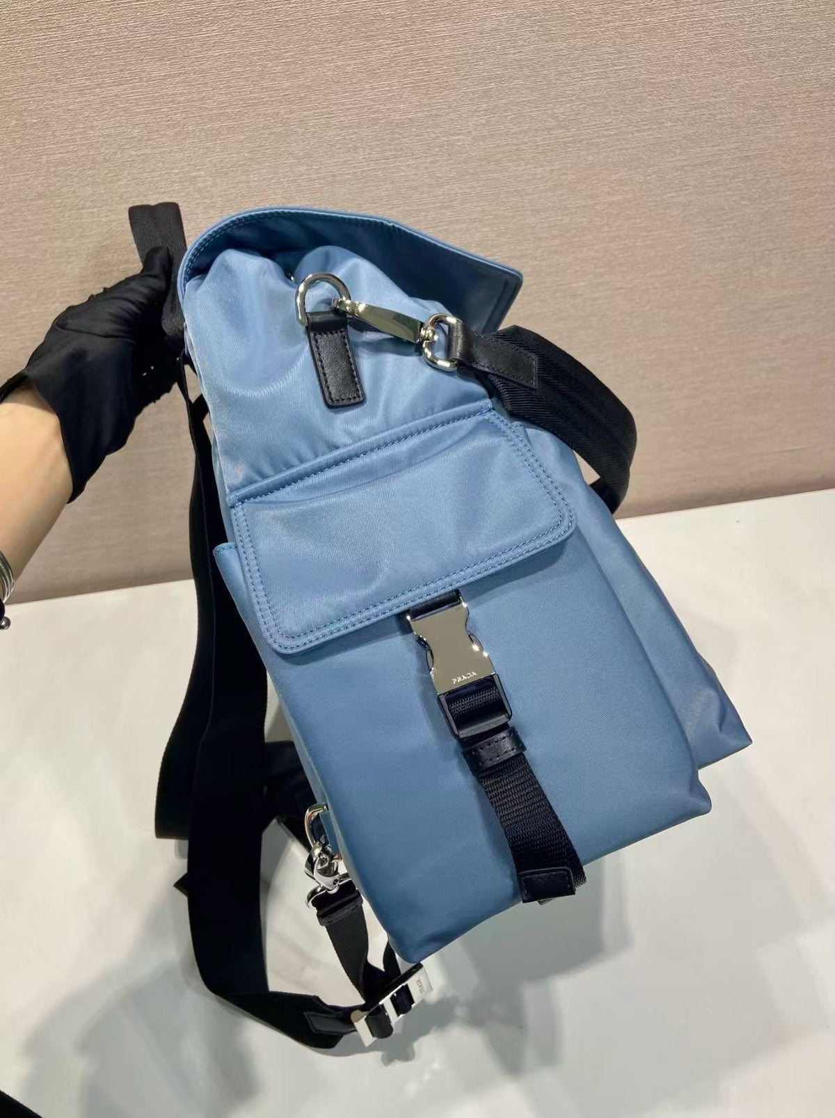 Light Blue Backpack