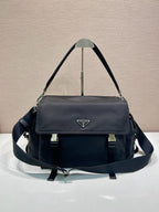 Nylon Buckle Messenger Crossbody Bag