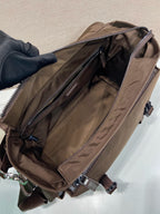 Nylon Buckle Messenger Crossbody Bag
