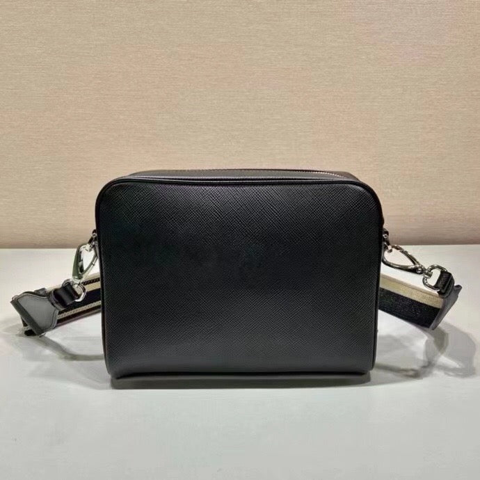 Brique Zip Logo Strap Crossbody Bag