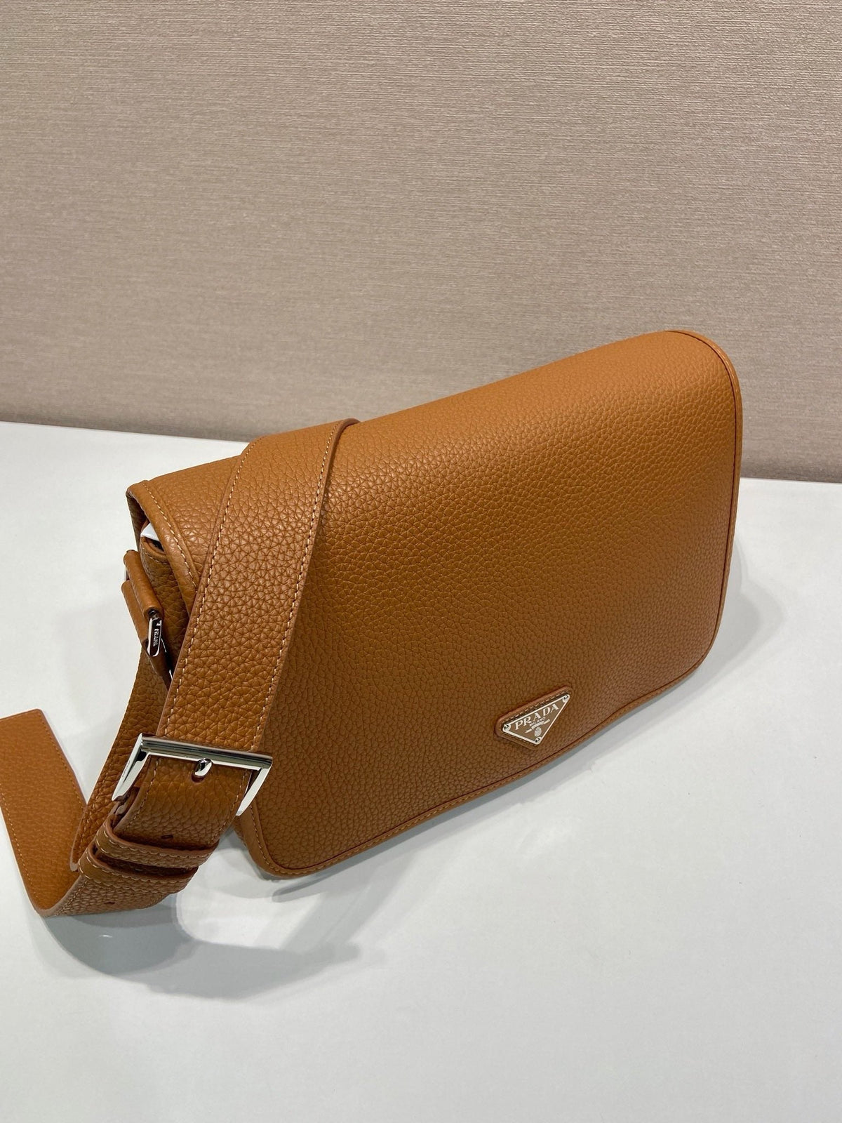 Leather Flap Crossbody Bag