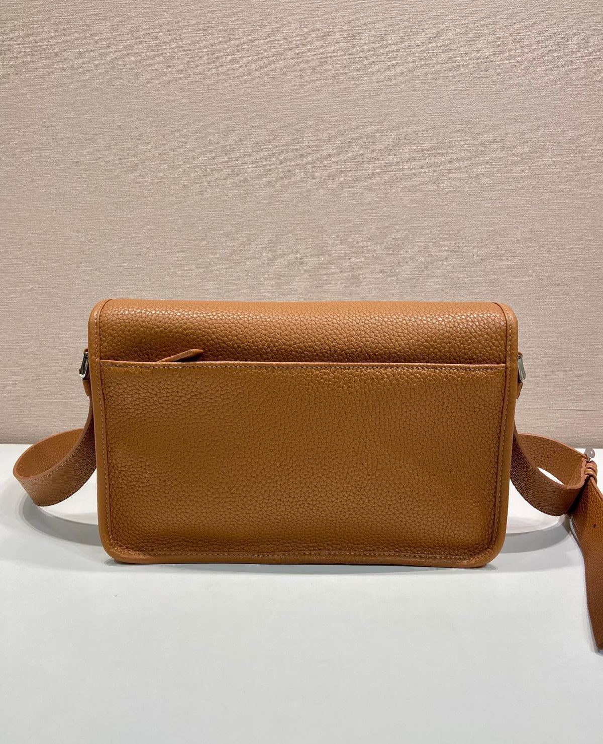 Leather Flap Crossbody Bag
