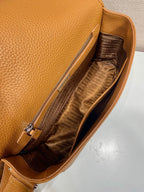 Leather Flap Crossbody Bag