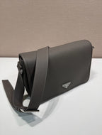 Leather Flap Crossbody Bag