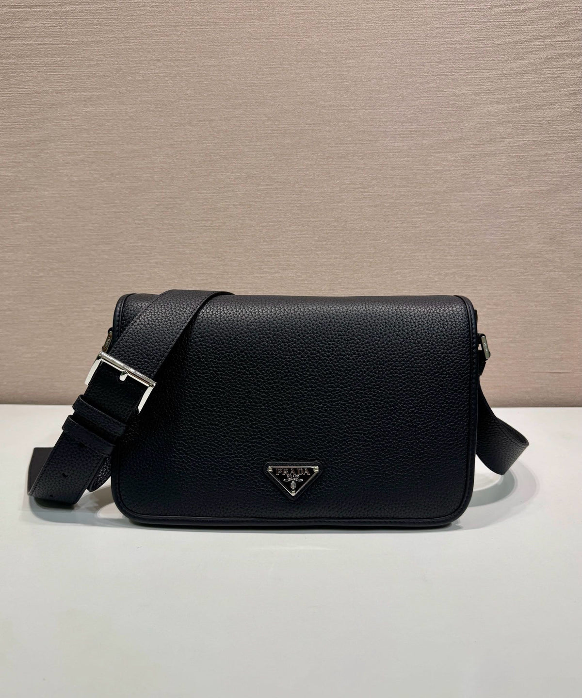 Leather Flap Crossbody Bag