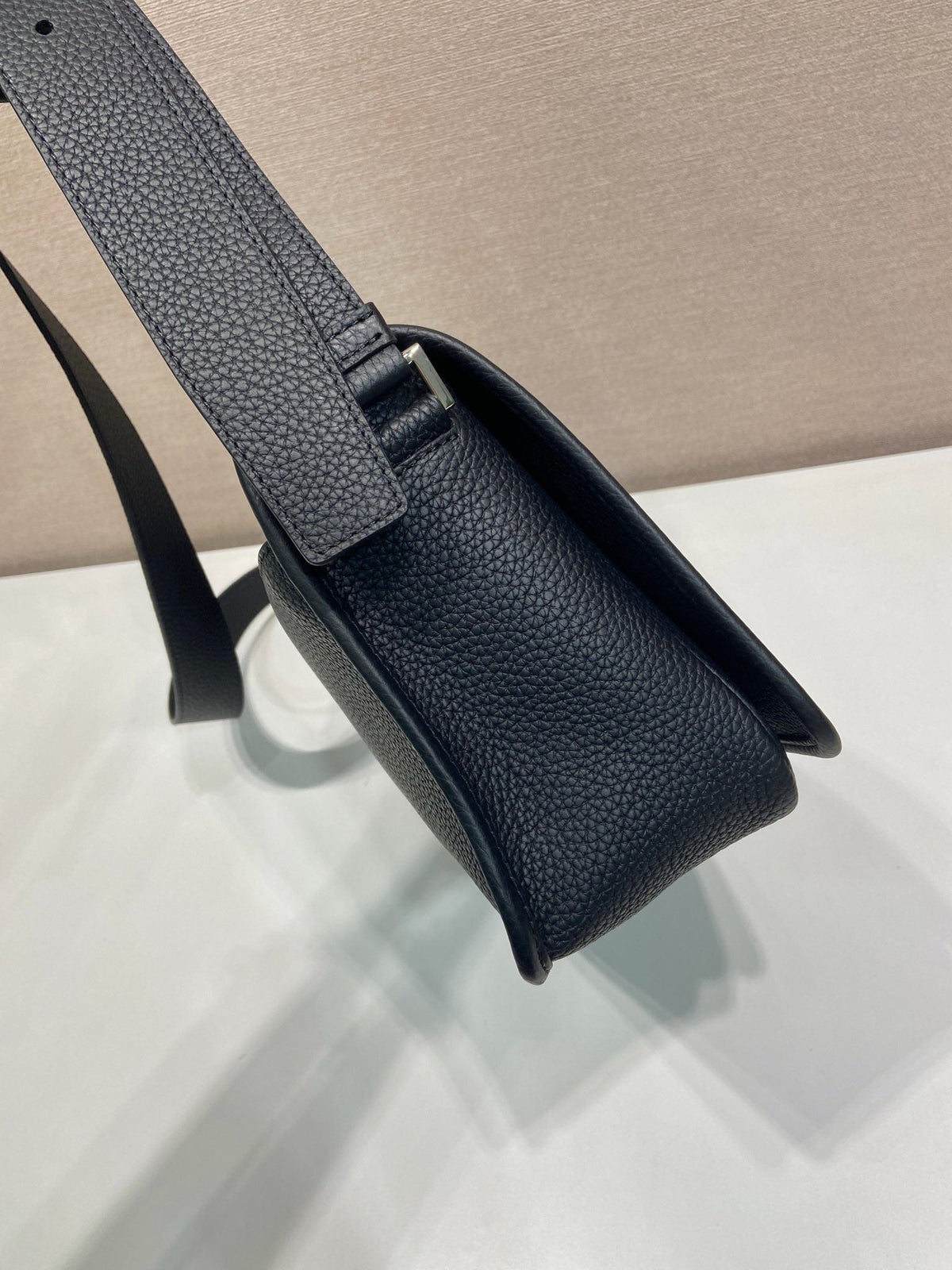 Leather Flap Crossbody Bag