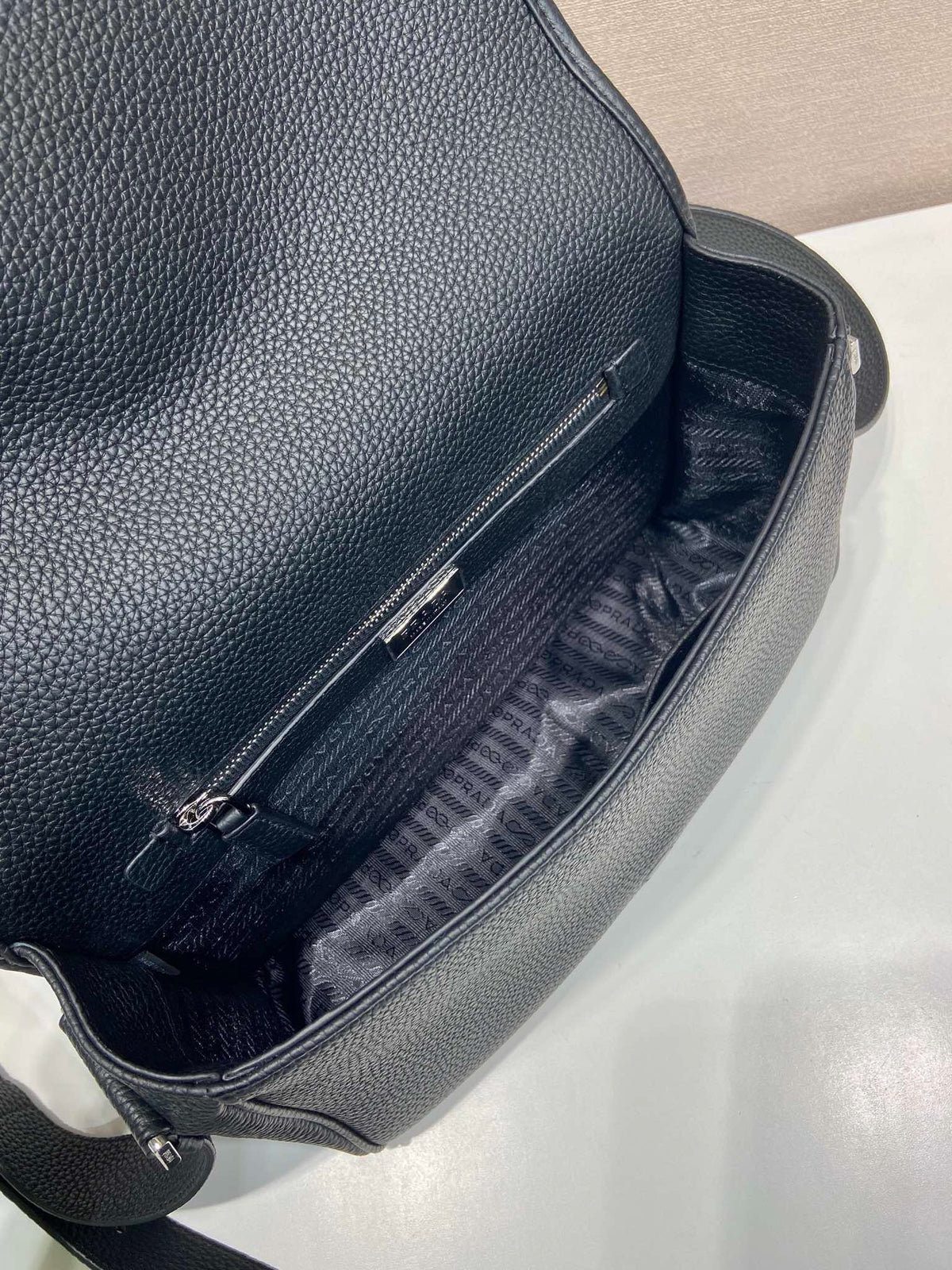 Leather Flap Crossbody Bag