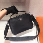 Nylon Box Crossbody Bag