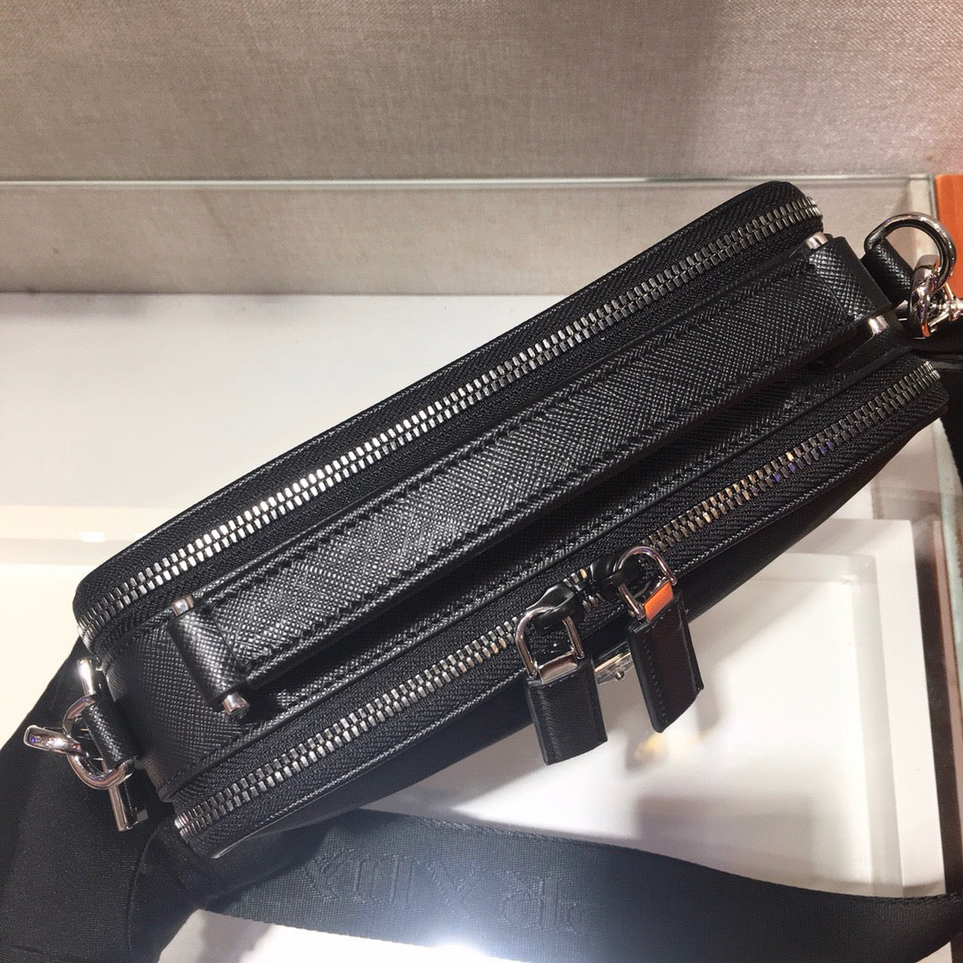 Nylon Box Crossbody Bag
