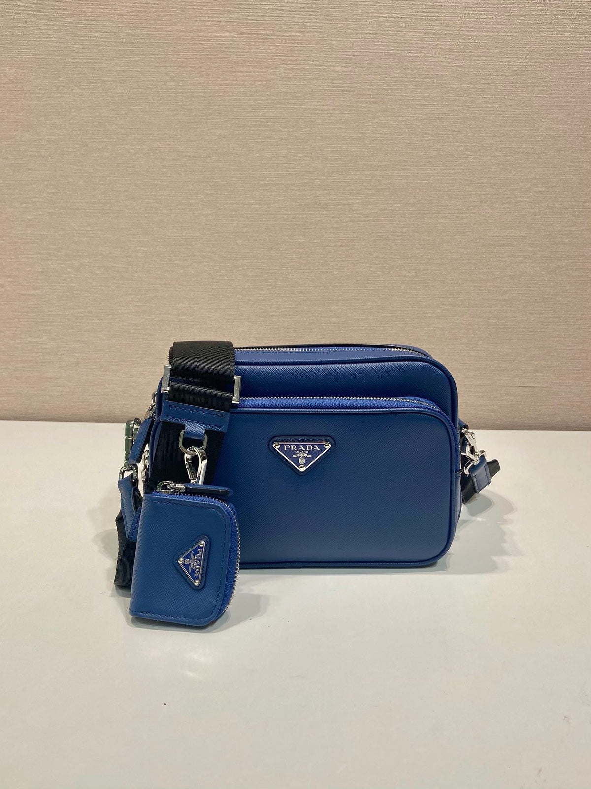Nylon Camera with Pouch Crossbody Bag