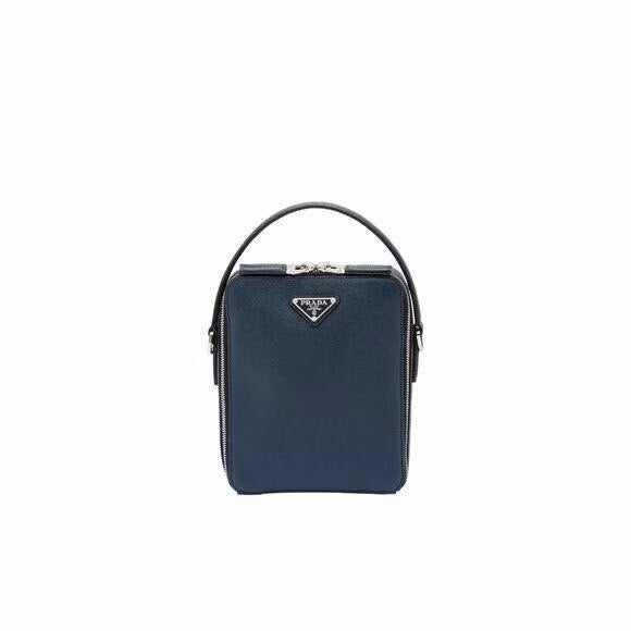 Saffiano Vertical Phone Crossbody Bag