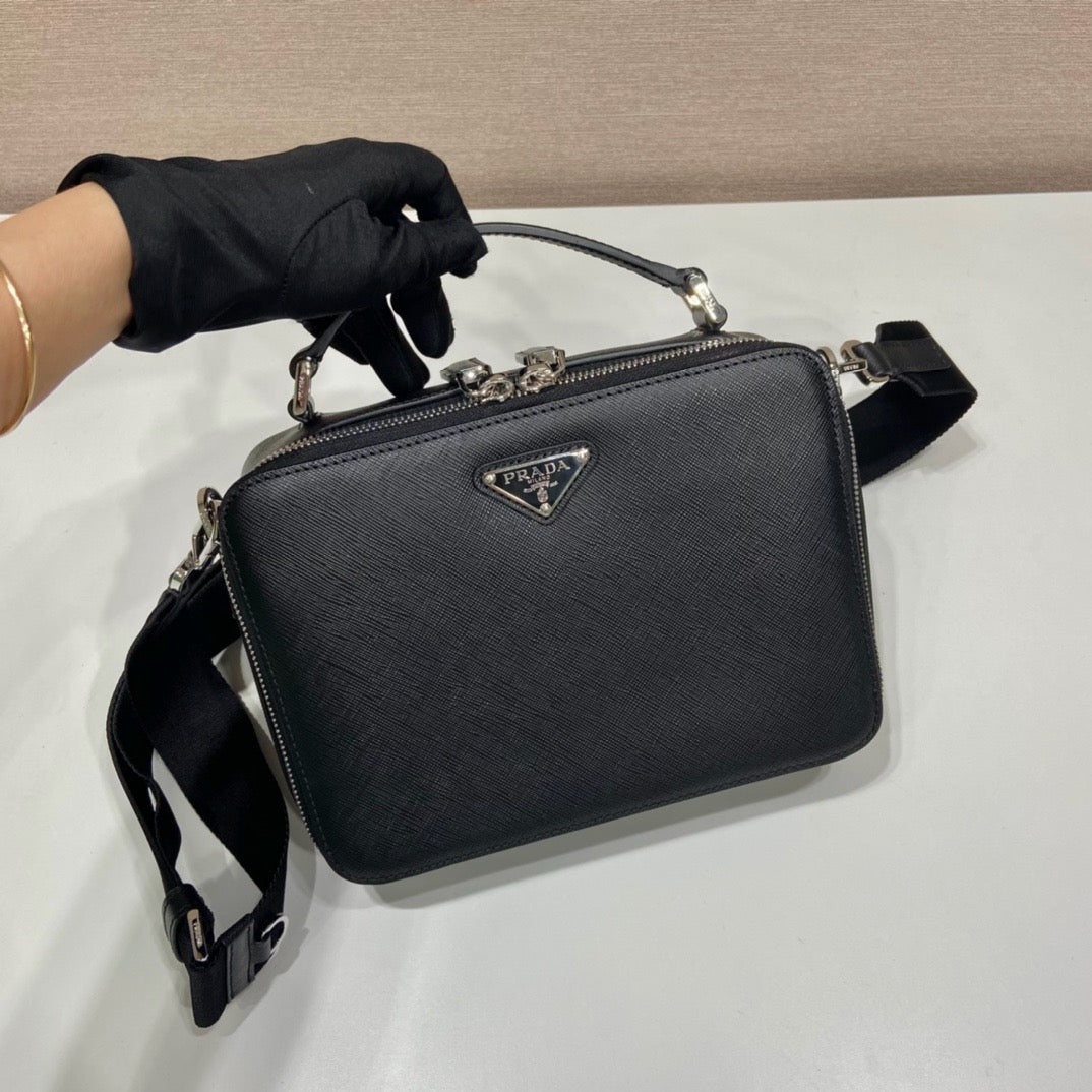 Saffiano Mini Crossbody Bag
