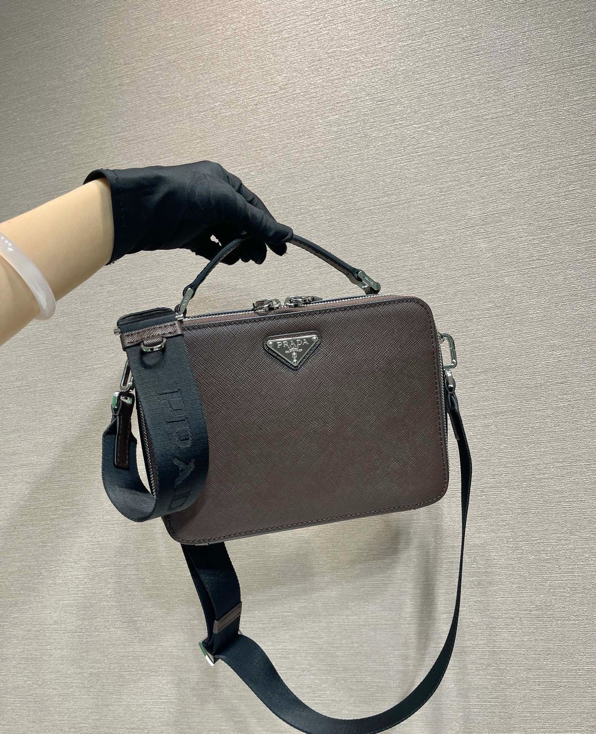 Saffiano Mini Crossbody Bag