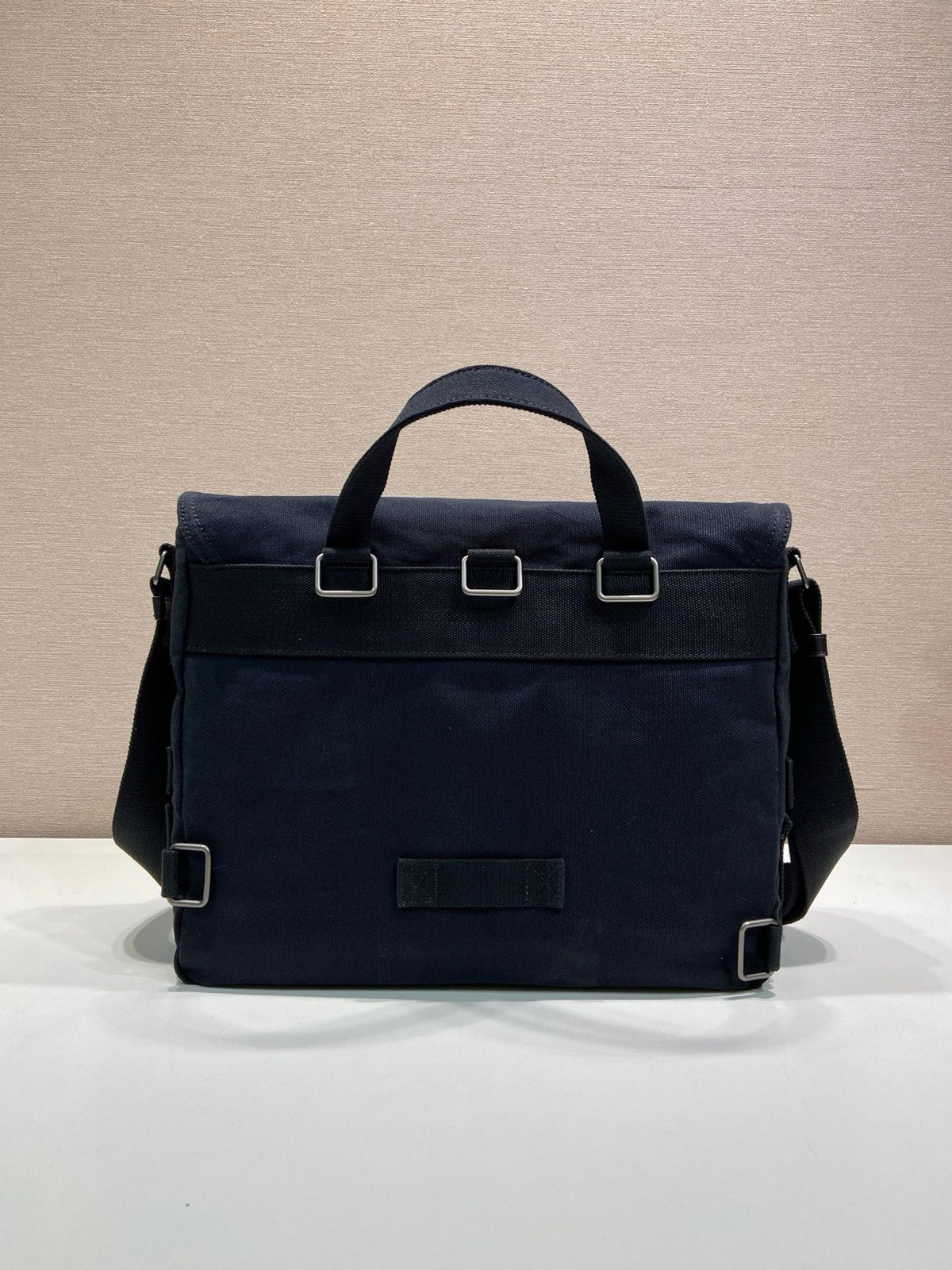 Nylon Flap Messenger Crossbody Bag