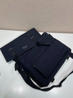 Nylon Flap Messenger Crossbody Bag