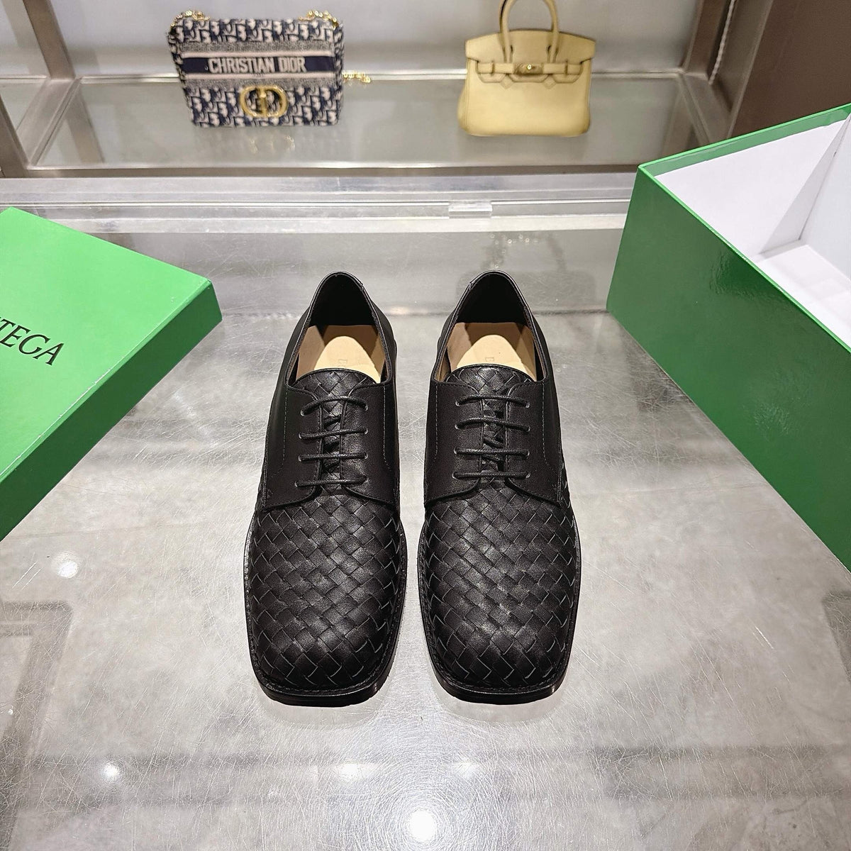 Multicolour Derby Shoes - Men's
