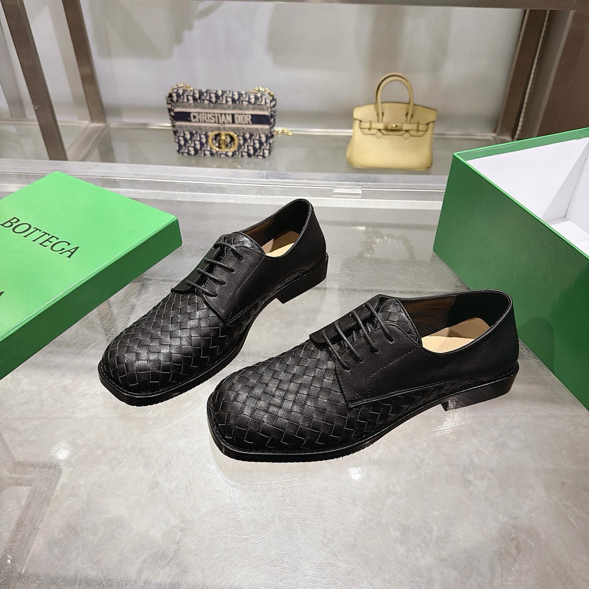 Multicolour Derby Shoes - Men's