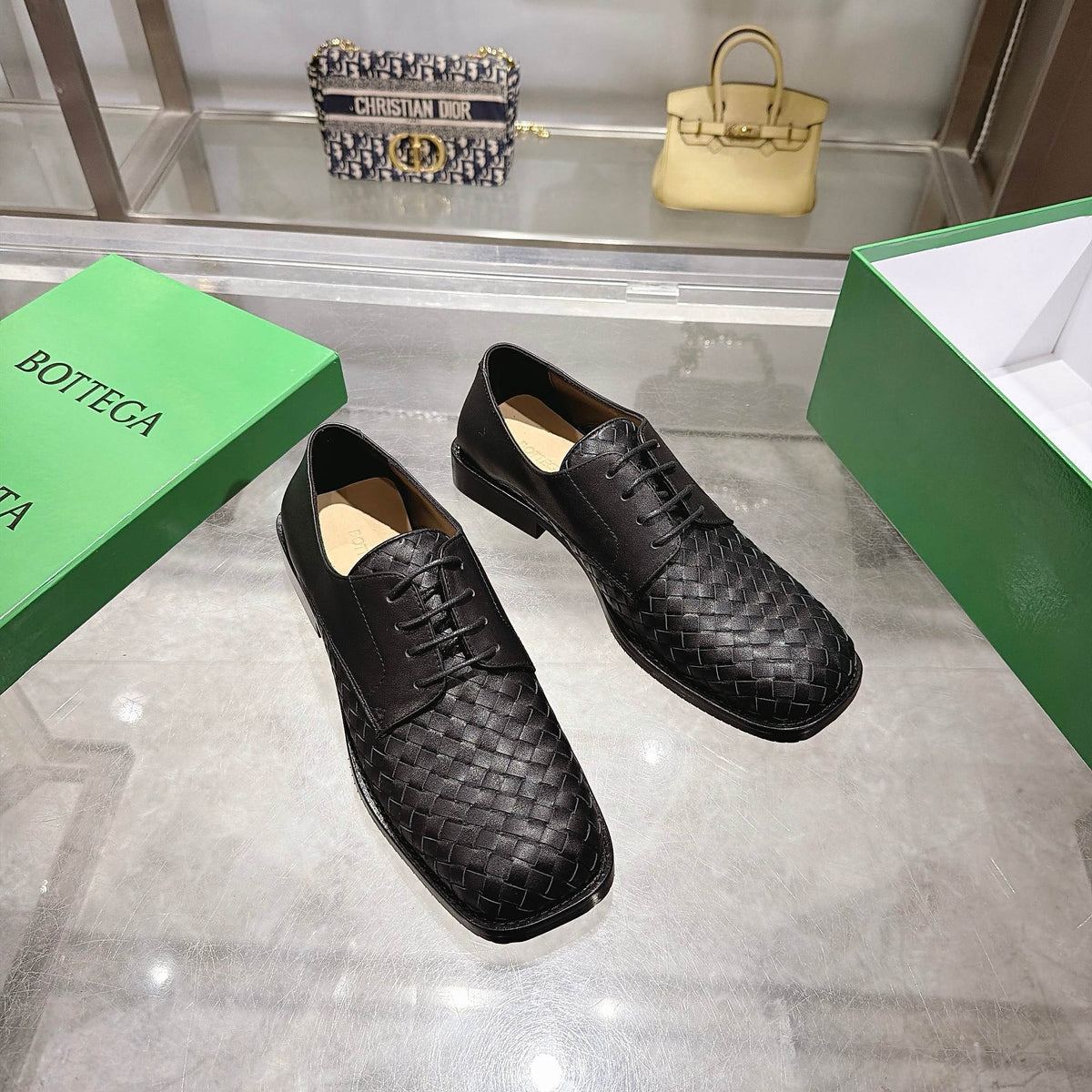 Multicolour Derby Shoes - Men's