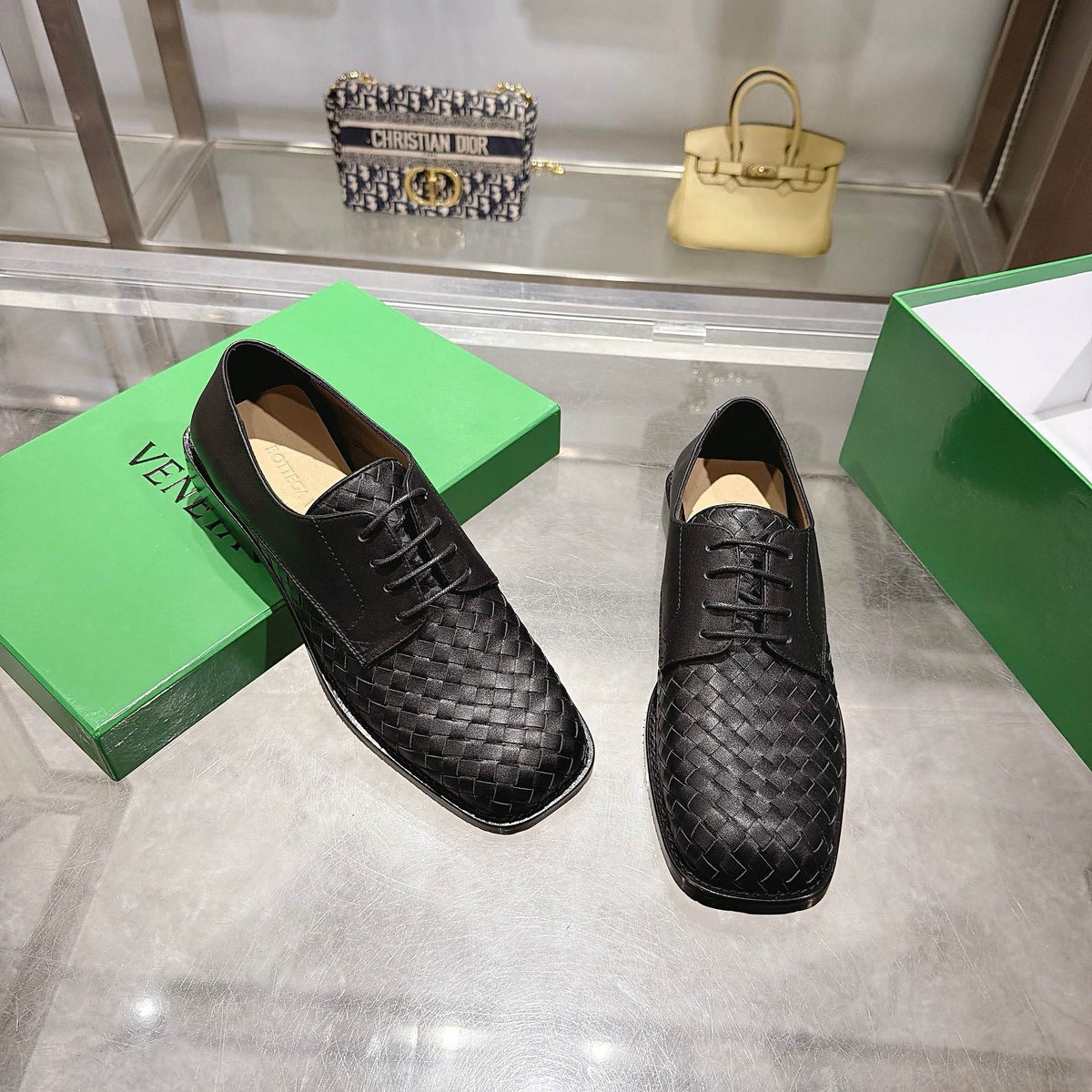 Multicolour Derby Shoes - Men's