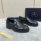 Black Derby Shoes - Men's