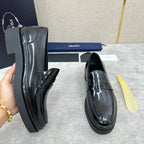 Black Derby Shoes - Men's
